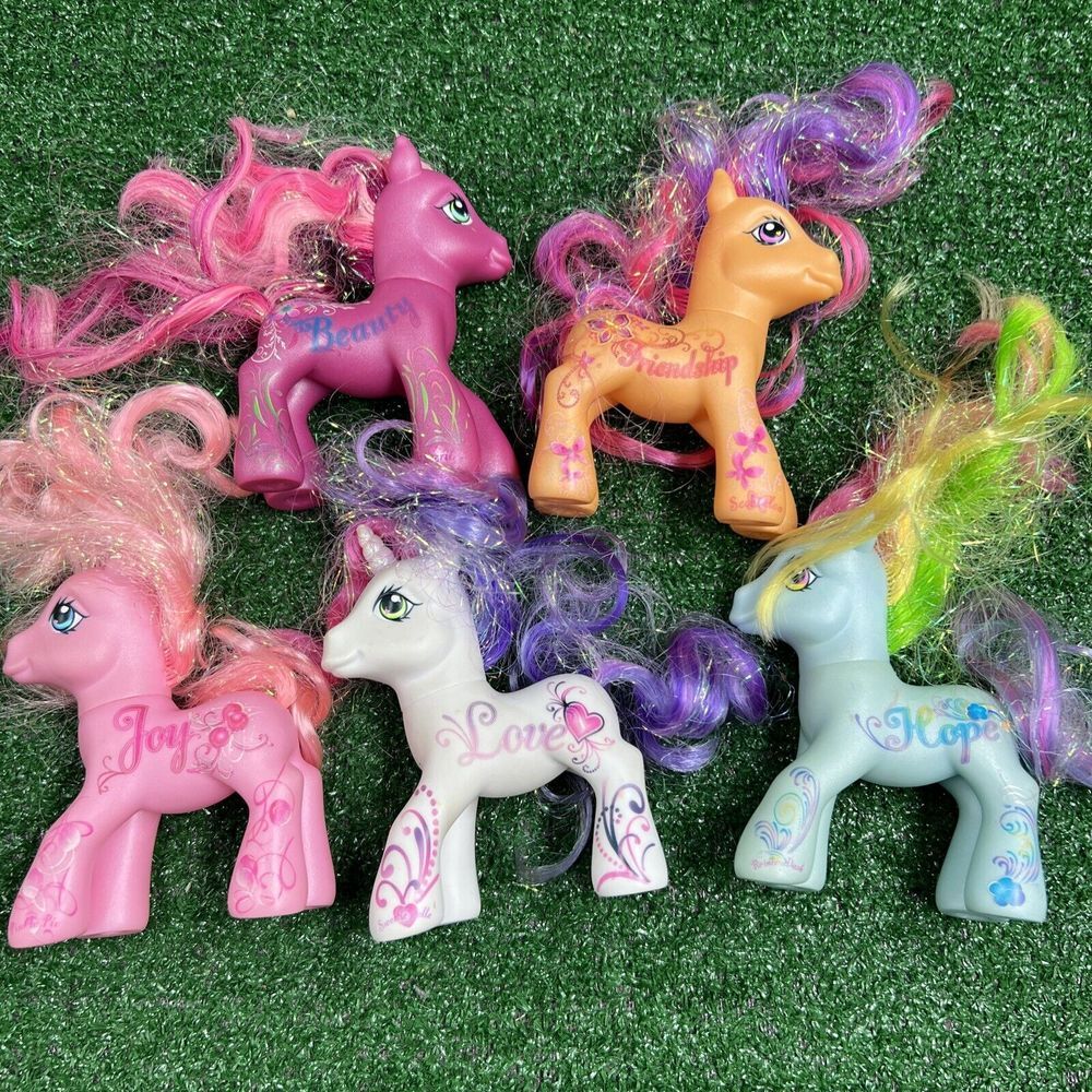 My Little Pony Sweetie Collection Lot Of 5 Toy Horses Brushables